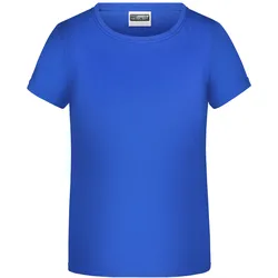 Basic T-Shirt Girl - Farbe blau - Größe XS