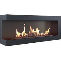 Kratki Wandkamin DELTA schwarz