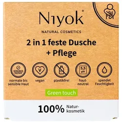 Niyok 2in1 Feste Dusche + Pflege (Green touch)