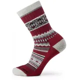 Smartwool Everyday Snowed In Sweater Socken 1 Paar Tibetan Red 42-45