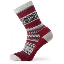 Smartwool Everyday Snowed In Sweater Socken 1 Paar Tibetan Red 42-45