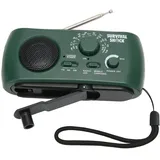 Handkurbel-Radio, Tragbar, Praktisch, LED-Taschenlampe, Outdoor, Multi-Band, AM, FM, SW, Solar-Handkurbel, Wetterradio, Wetterradios, Spezielle Beleuchtung