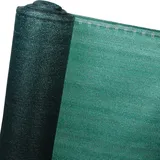 Woltu Zaunblende 150 g/m2 100 x 1500 cm Grün Kunststoff