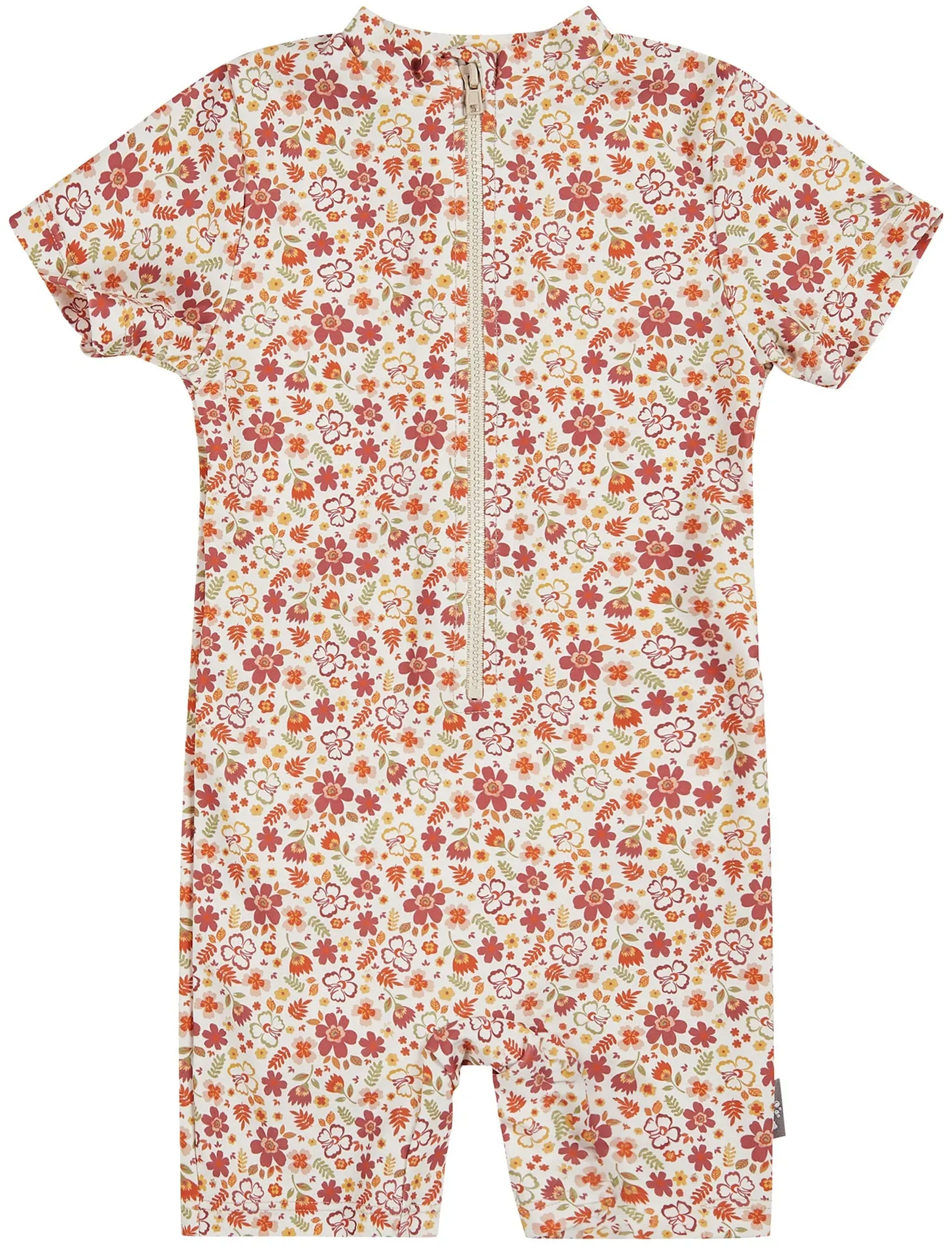 Sterntaler Schwimmanzug mit UV-Schutz kurz Blumen, natur | mehrfarbig, 98