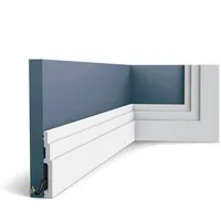 Orac Decor SX180 MODERN HIGH LINE Zierleiste Fußleiste Modernes Design Weiß