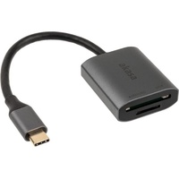 Akasa USB 3.2 Type-C Dual (USB-C), Speicherkartenlesegerät, Schwarz