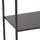[en.casa] Standregal Isojoki 120x35x87,5 cm, Metall Schwarz matt