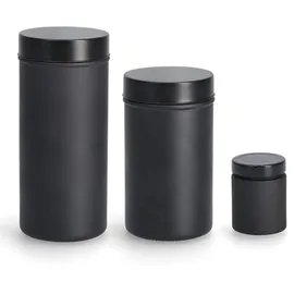 Zeller Gewürzglas 150 ml Ø 6,1 x 8,2 cm Schwarz
