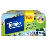 Tempo Taschentuch Limited Edition, 4-lagig 830494 , 2 Boxen à 90 Taschentücher