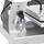 MSW Pneumatische Transferpresse 40 x 50 cm Silberfarben