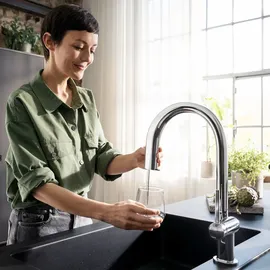 Hansgrohe Aqittura M91 Einhebelmischer Schwarz