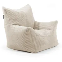 mokebo Kindersessel aus Cord Der Pausenheld Sitzsack Kinder Kindersitzsack in Beige