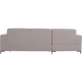 OTTO products Ecksofa Grazzo Polyester L-förmig 2-Sitzer Beige