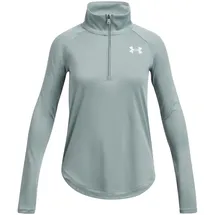 Under Armour Tech Graphic Halbreißverschluss-sweatshirt - Silica Green / Metallic Silver - L