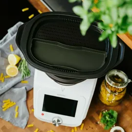 Mixcover Dampfgarform Halb für Monsieur Cuisine Connect & Smart Silber