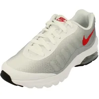 Nike Air Max Invigor GS Running Trainers CZ4194 Sneakers Schuhe (UK 3 US 3.5Y EU 35.5, White University red Wolf Grey 100) - 35.5 EU