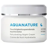 Annemarie Börlind Aquanature System Hydro Feuchtigkeitsspendende Nachtcreme 50 ml