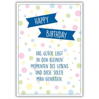 Bsb A4 Geburtstagskarte Frau & Mann - Karte Geburtstag