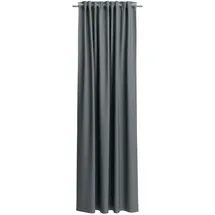 Neutex for you! Verdunkelungsvorhang NEUTEX FOR YOU "INSULA", grau (hellgrau), Gardinen, 270cm, Multifunktionsband, 140cm, Polyester, Uni-Dimout für starke Verdunklung, nach Maß, B:140cm H:270cm