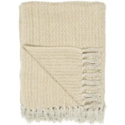 IB Laursen Plaid mit Muster Baumwolle, 160 x 130 cm, gelb