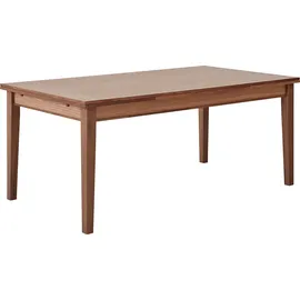 Hammel Furniture Esstisch HAMMEL FURNITURE "Basic Sami, schnell innenliegende Einlegeplatten ausziehbar", braun (walnuss), B:180cm H:76cm T:100cm, Tischplatte: Furnier gebeizt und lackiert, Gestell: Massivholz, Tische, 180(280)x100 cm, Furnier / Massivholz, stabiler