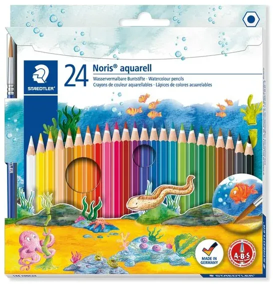 STAEDTLER Aquarellstifte Noris aquarell 24er Set