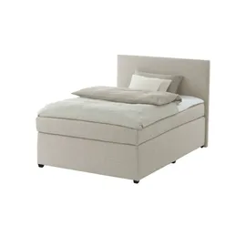 Möbel Kraft Boxspringbett 97 x 104 cm H3 Beige