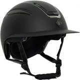 Imperial Riding Unisex – Erwachsene Reithelm IRHOlania Deluxe Big Visor, Black, M