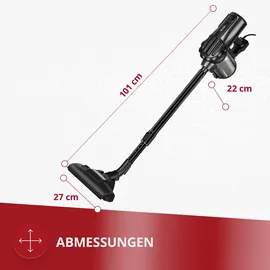 MPM MOD-74 Stielstaubsauger schwarz