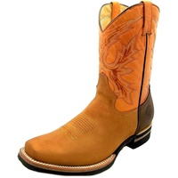 Grinders EL Paso Herren Western Cowboy Stiefel, Beige, Größe 41 - 41 EU
