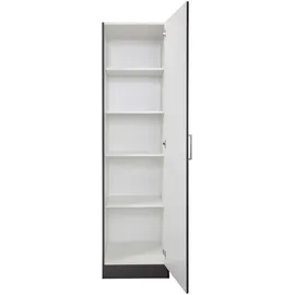 kochstation Seitenschrank KS-Stockholm 50 x 60 x 200 cm Grau