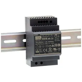 MW Mean Well HDR-60-24 Hutschienen-Netzteil (DIN-Rail) 24 V/DC 2.5 A