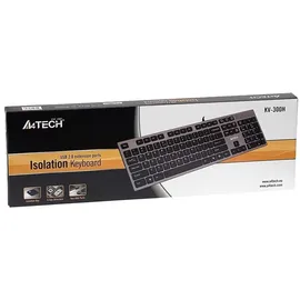 A4Tech KV-300H Tastatur USB QWERTY Schwarz, Grau - Tastaturen - Grey