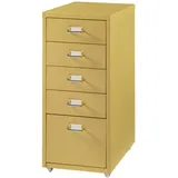 [en.casa] Kökar Schubladenschrank 69 cm x 28 cm x 41 cm gelb