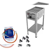 ChattenGlut Gasbräter 1-flammig 4,5kW Standgerät Rost mit DGUV