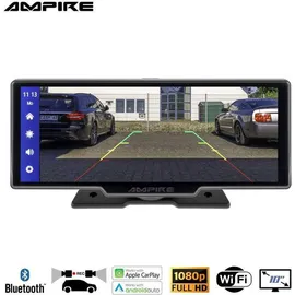 Ampire Smartphone-Monitor 25.4cm (10'') mit Apple CarPlay, Android Auto, Dashcam, Rückfahrkameraeingang