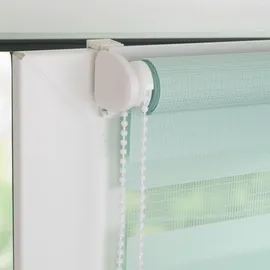LIEDECO Doppelrollo Klemmfix-Duo-Rollo 45 x 160 cm grün