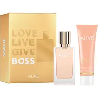 Hugo Boss Boss Alive Set = E.d.P. Nat. Spray 30 ml + Body Lotion 50 ml - 2 Artikel im Set