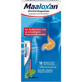 Maaloxan 25 mVal Suspension 10 x 10 ml