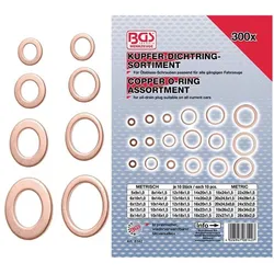 BGS Kupferdichtringsortiment 300-teilig - 8142