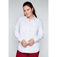 Sheego Damen Große Größen Bluse mit Stretch-Anteil Hemdbluse Businessmode