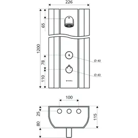 Schell Linus DP-SC-T Duschkopf aerosolarm Alu-eloxiert