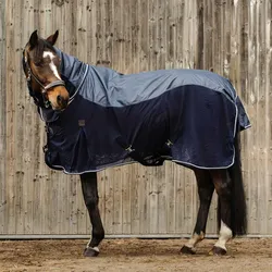 Equithème Decke mit gemischten Stoffen, 6'3