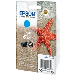 Epson 603 - 2.4 ml - Cyan - original - Blister mit RF- / akustischem Alarmsignal