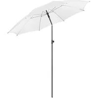 Fare Sonnenschirm, Weiß, Kunststoff, Rund, 235x235 cm, Sonnen- &