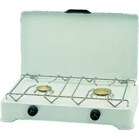 GOK Gaskocher 2-flammig 50mbar 3,5kW weiss Anschluss RST8 Ro