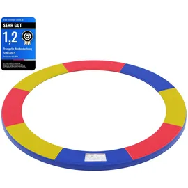 Songmics Randabdeckung für Ø 305 cm Trampolin Mehrfarbig 30 cm