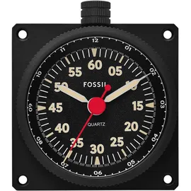 Fossil Tischuhr FOSSIL "SPORT TOURER, FS6084", schwarz, Tischuhren, Damen, Büro, Schreibtisch, Schreibtischaccessoire, Quarzuhr, Metall