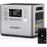AFERIY P210 Powerstation 2400W 2048Wh LiFePO4 Solargenerator, 1,5 Std. Schnellladung, USV unter 10 ms, App-Steuerung