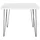 OEM HAIRPIN Tisch 90 x 74 x 90 cm weiß